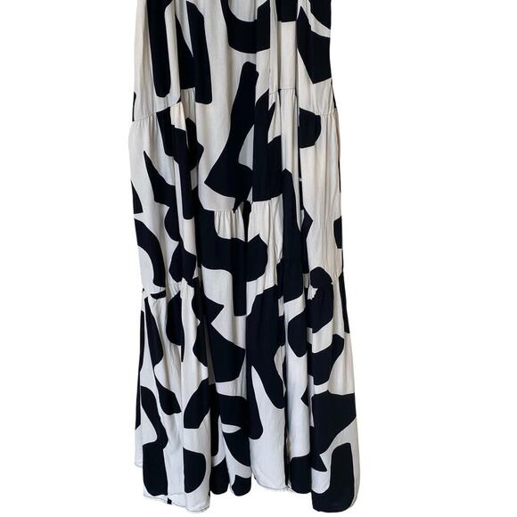 ANTHROPOLOGIE X Able The Label Diego Smock Tiered Midi Dress, Size Small - Picture 5 of 11